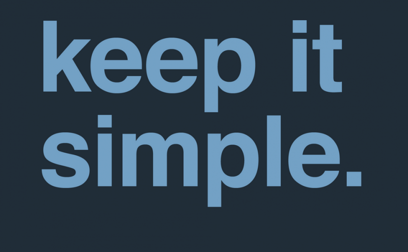 keep it simple. Frameworks?